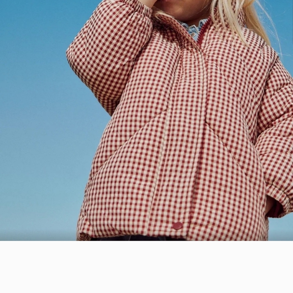 Red and White Checkered Jacket